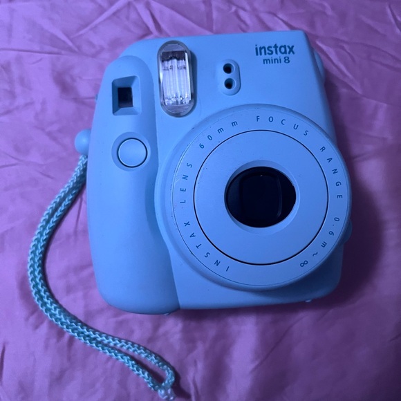Instax Mini 8 Blue Instant Camera - Picture 1 of 6